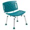 Emma and Oliver Tool-Free 300 Lb. Capacity, Adjustable Bath & Shower Chair with Large Back